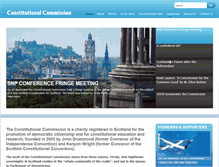 Tablet Screenshot of constitutionalcommission.org